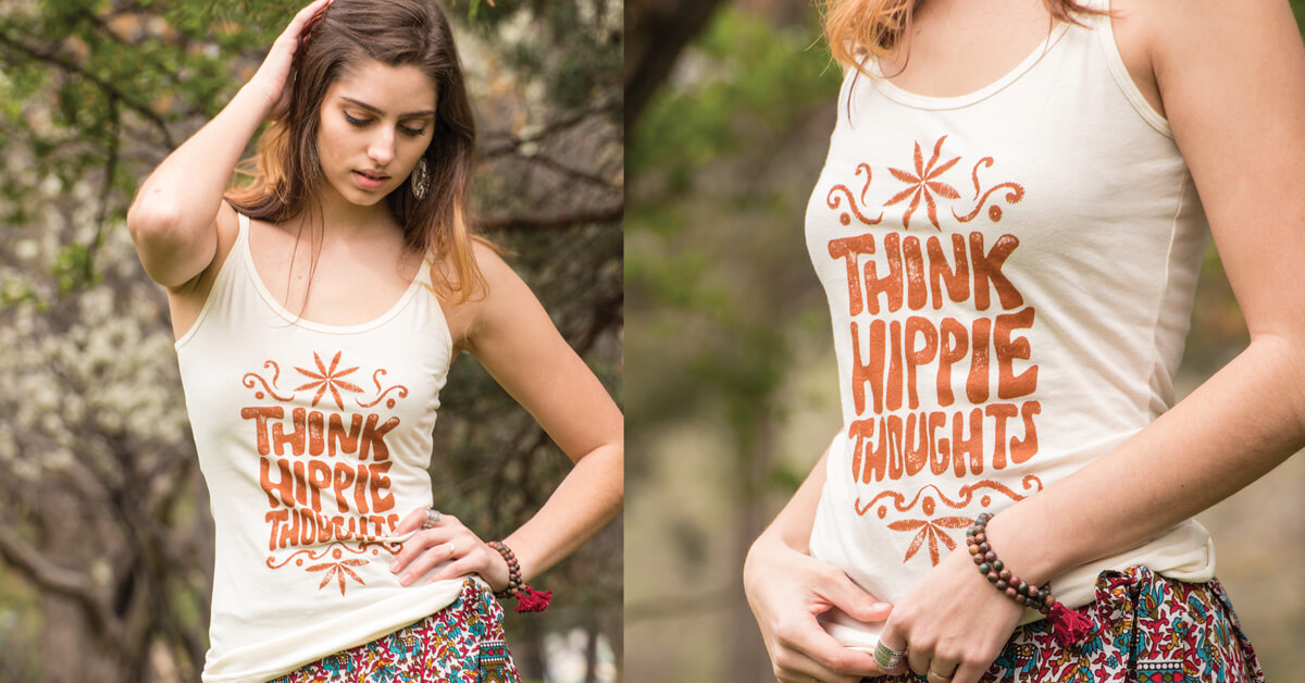 yoga t shirts think hippie - Yoga T-Shirts to Inspire Your Practice