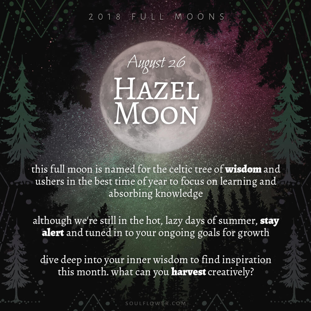 2018 Full Moons - August