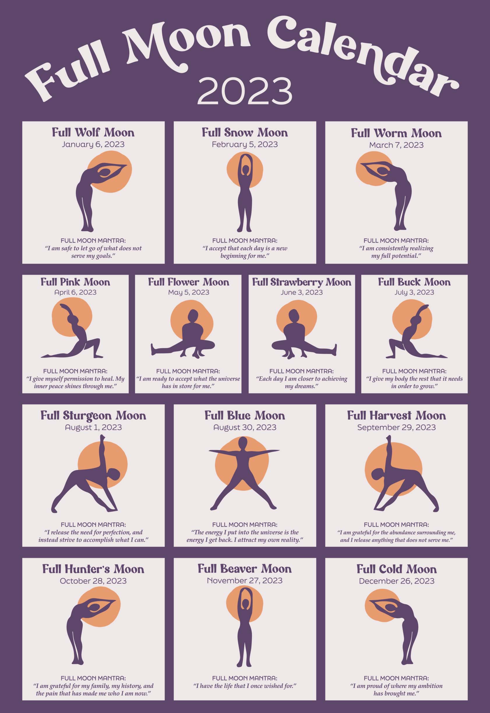 2023 full moons - Soul Flower Blog