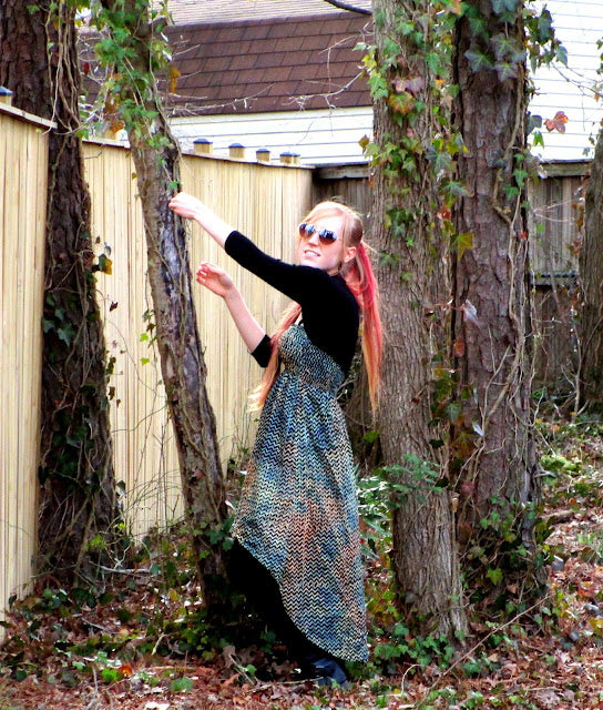 Warm Ways to Style a Strapless Dress
