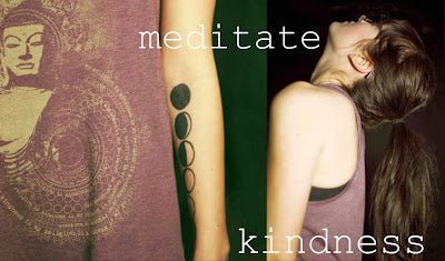 Meditate Kindness Graphic on Soul Flower Blogf