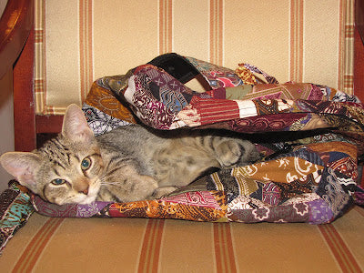 Cat's Out Of The Bag - The Patchwork Hippy Bag