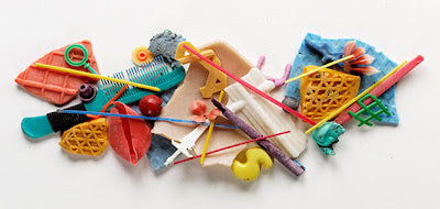 Beach Plastic Turned Art : Saving Our Oceans