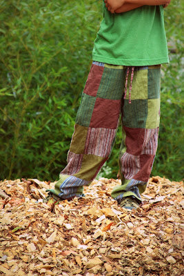 Kid's Patchwork Pants