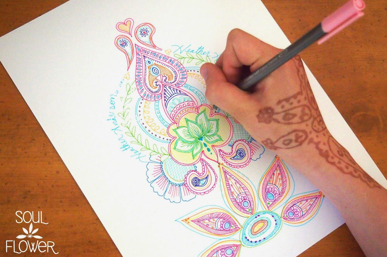 How to Create a Henna Design