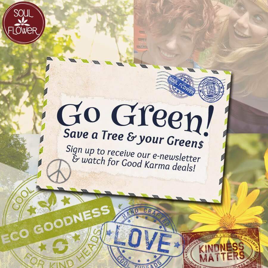 Go Green: Sign up & Save the Trees