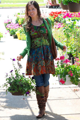 Wranglin' up flowers: Little Cowgirl Dress