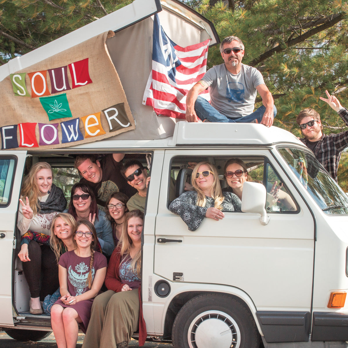 Soul Flower Crew In The Bus on the Soul Flower Blog