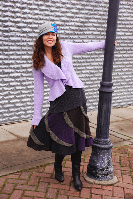 Fuzzy Ruffle Skirt Perfect for Winter
