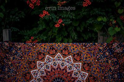 India Star Tapestry as a Curtain