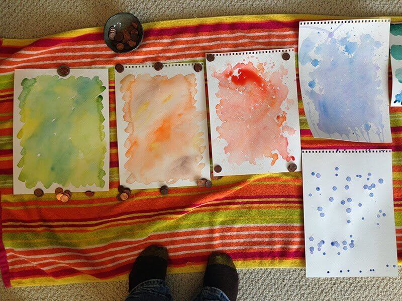 Creating Watercolor for our Spring Catalog