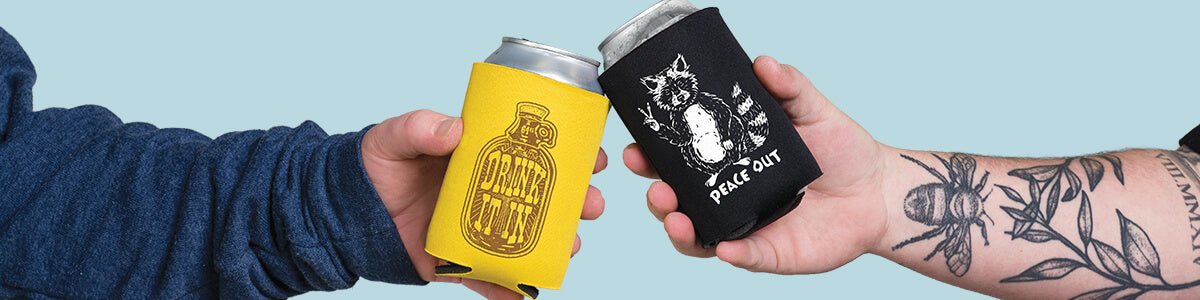 Drinkware: Coozies and Mugs