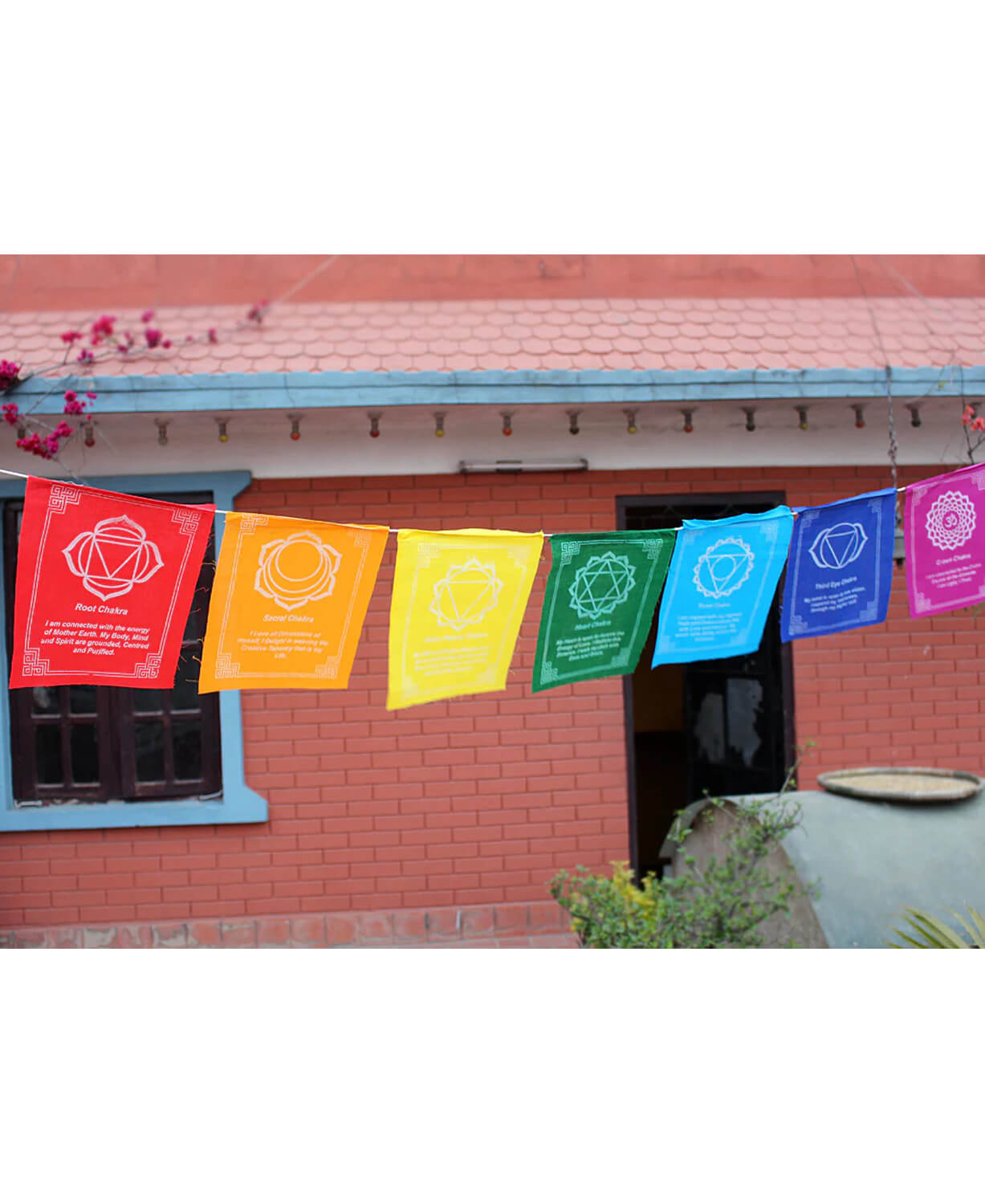 Rainbow Chakra Prayer Flags