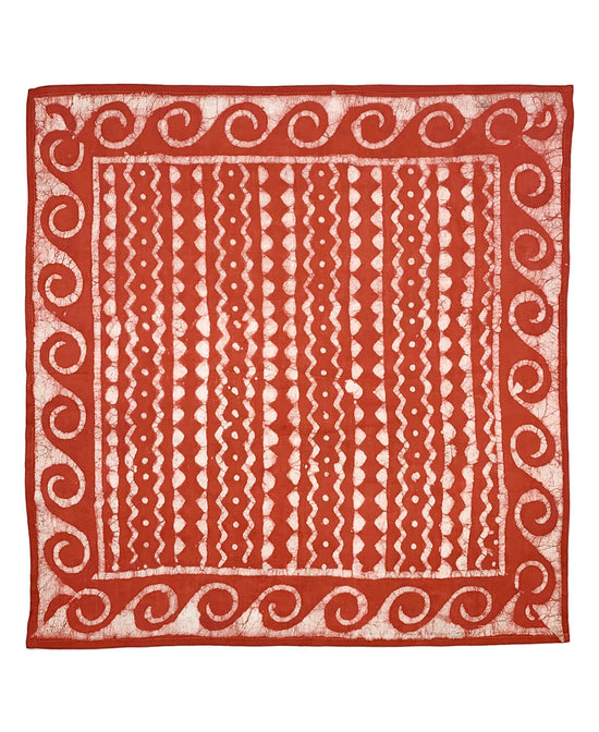 Rust & Rythym Block Print Bandana - Hippie Bandana | Batiked Bandana | Soul Flower