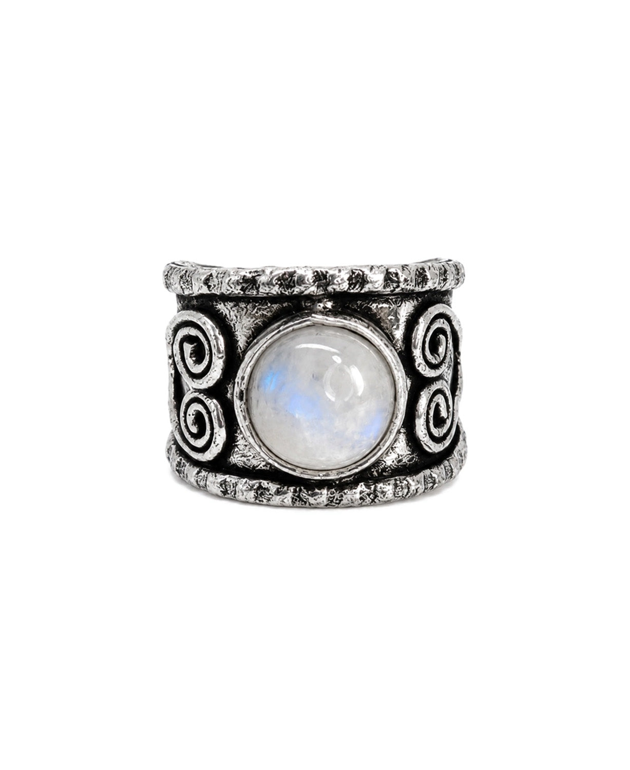 Follow the Moon Moonstone Ring - Adjustable Boho Ring | Soul Flower