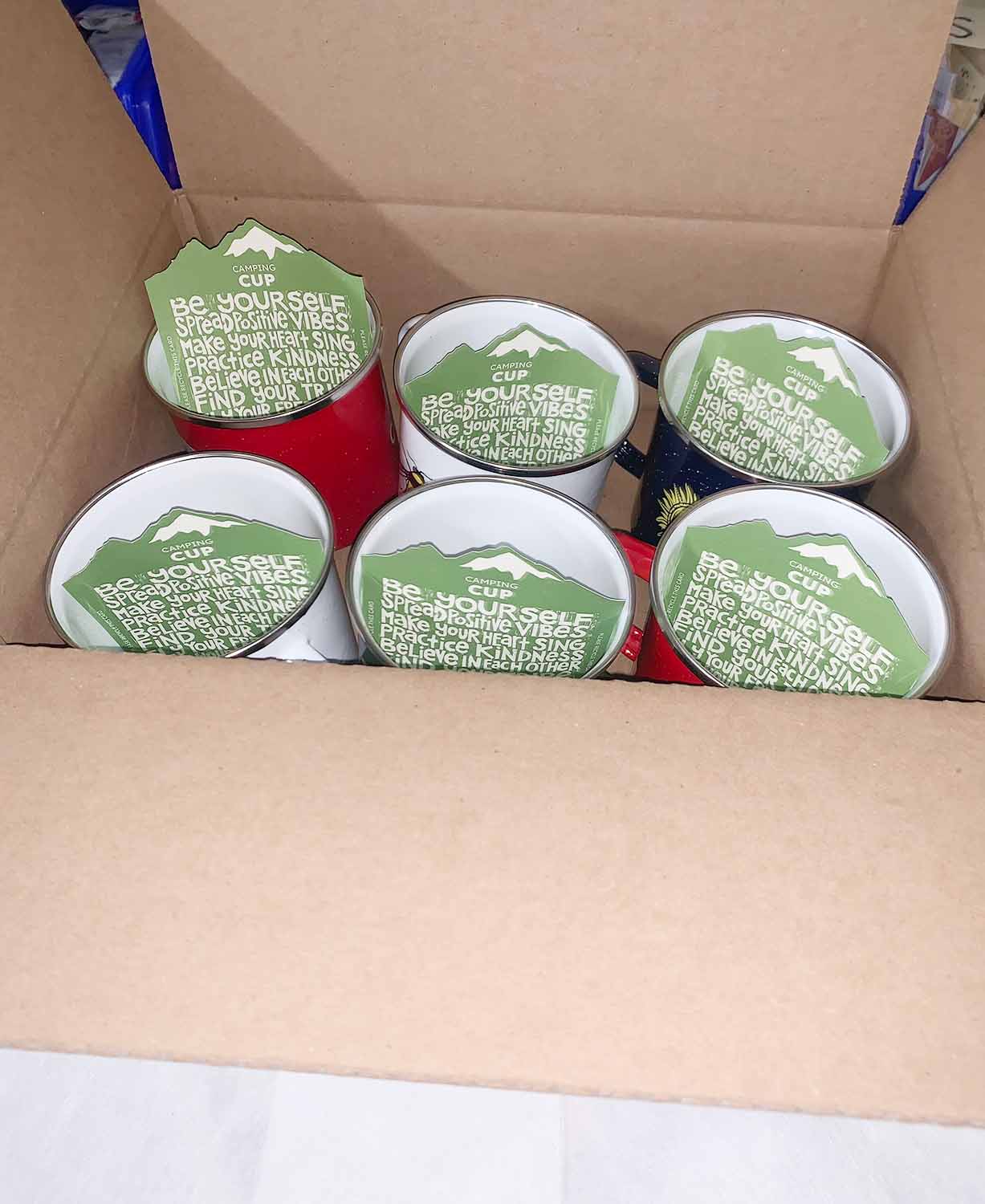 Wholesale Camping Cup Mystery Box - 6 mystery camping cups