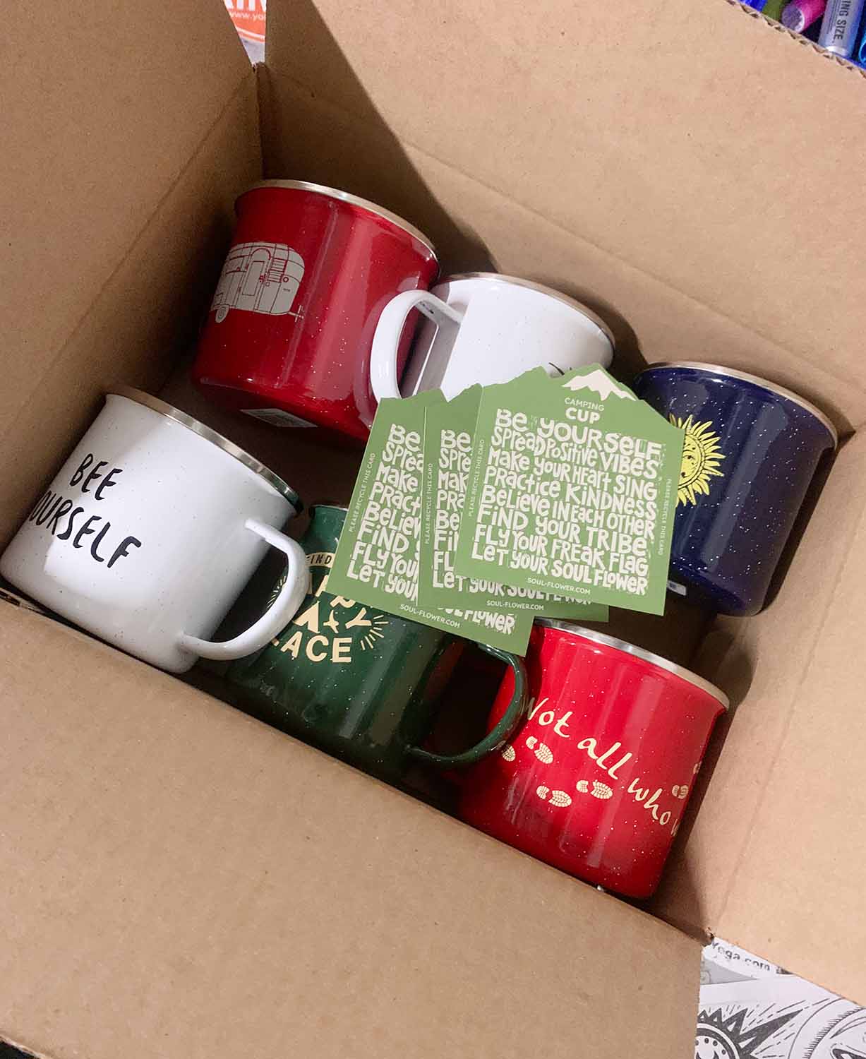 Wholesale Camping Cup Mystery Box - 6 mystery camping cups