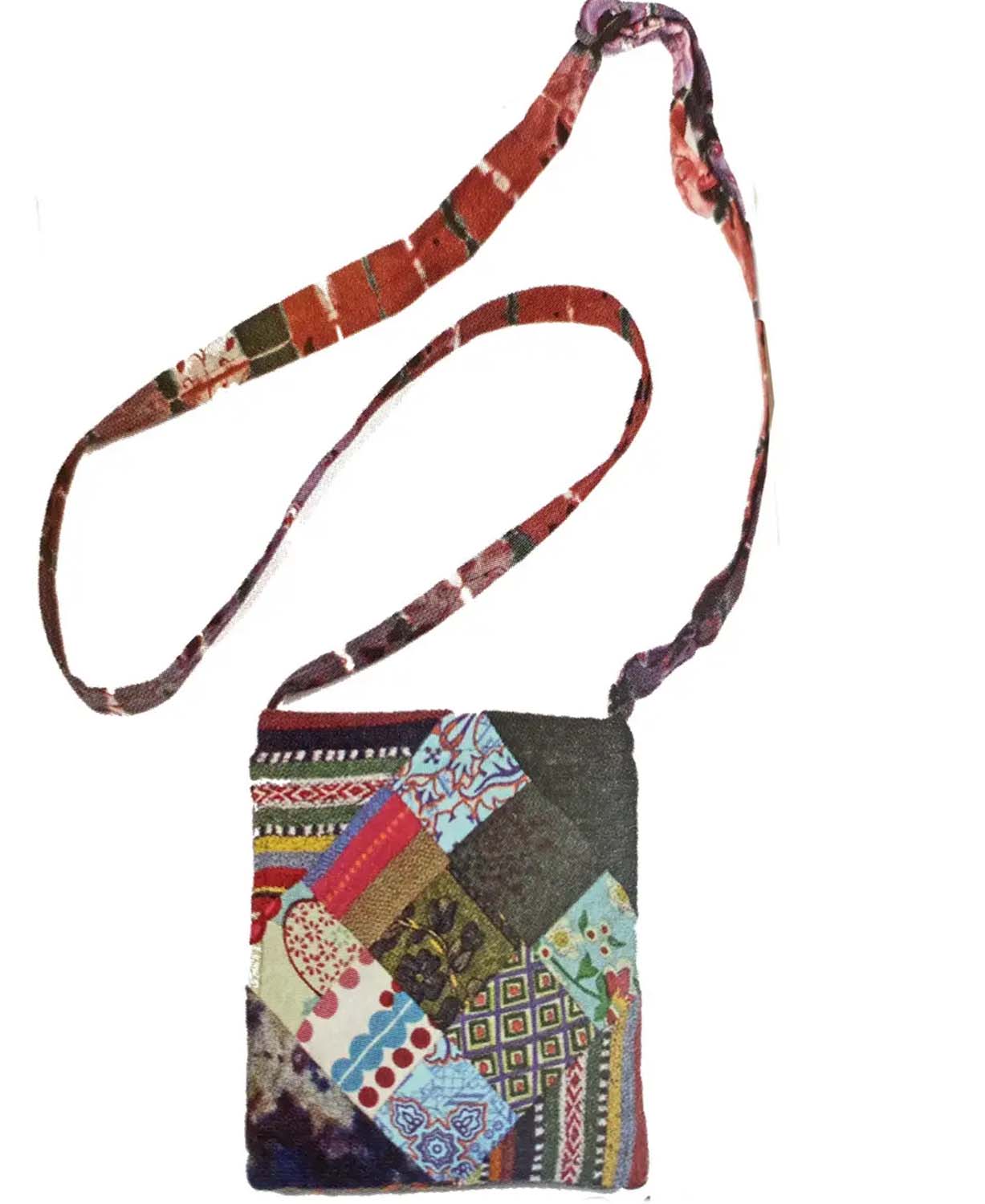 Diamond Trail Crossbody Bag - Boho Patch Purse | Boho Crossbody Bags | Soul Flower