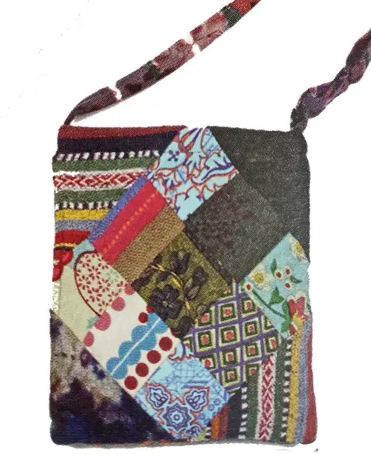 Diamond Trail Crossbody Bag - Boho Patch Purse | Boho Crossbody Bags | Soul Flower