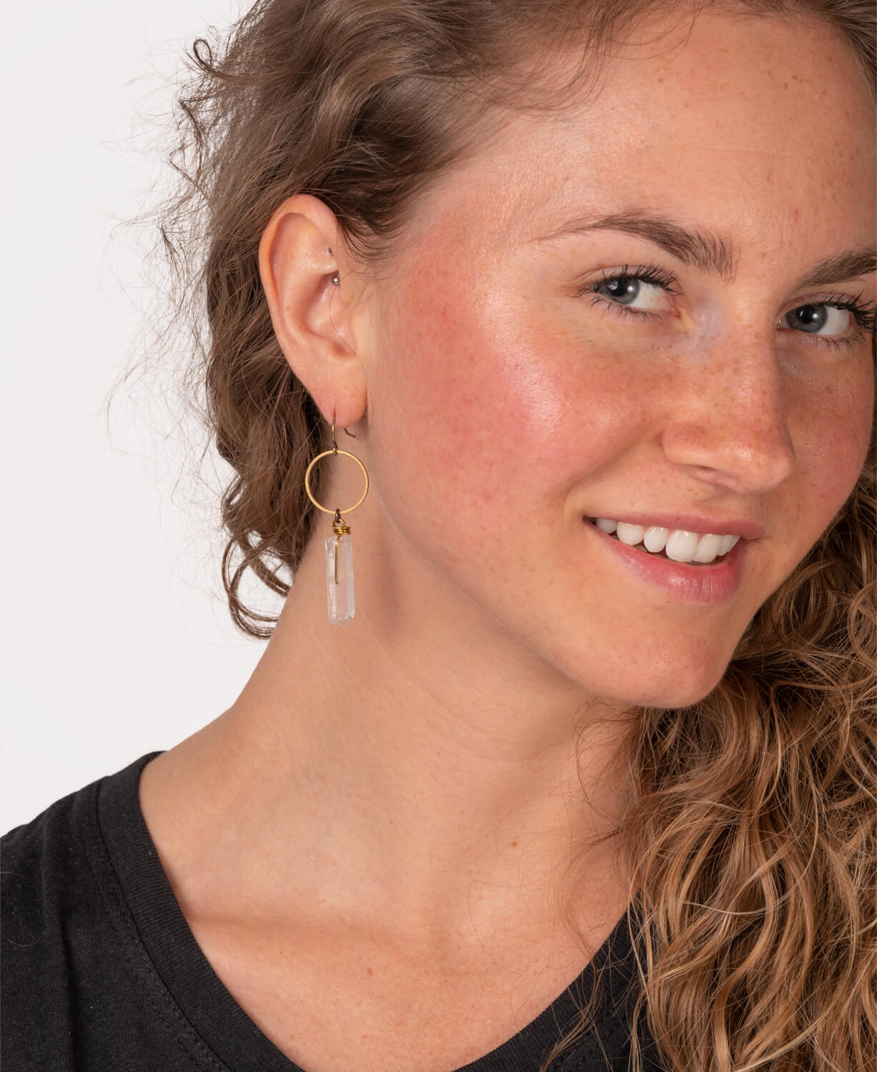 Crystal Quartz Earrings