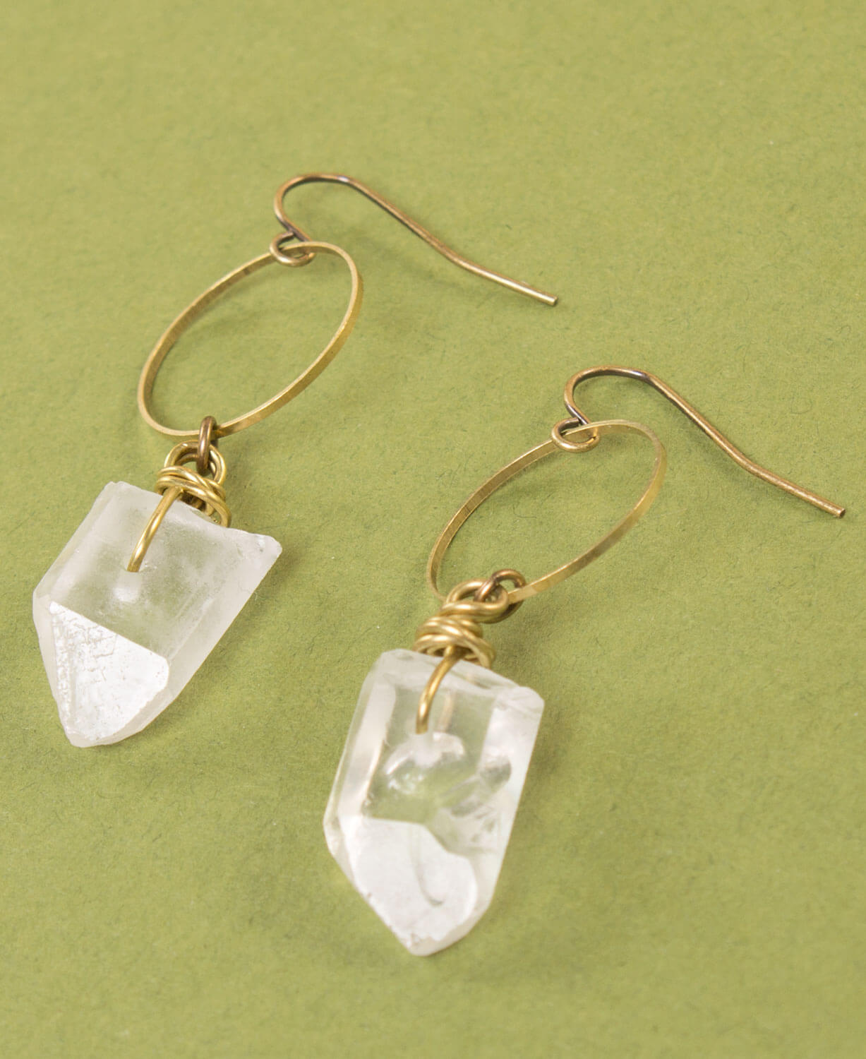 Crystal Quartz Earrings