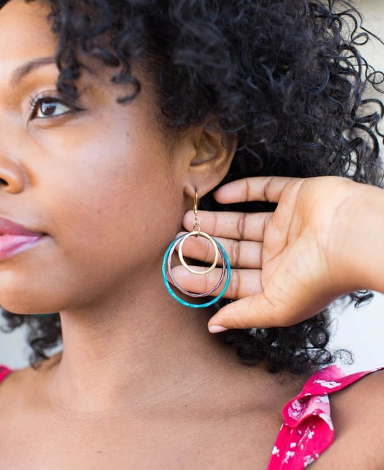 Aurora Desert Layered Hoop Earrings-2