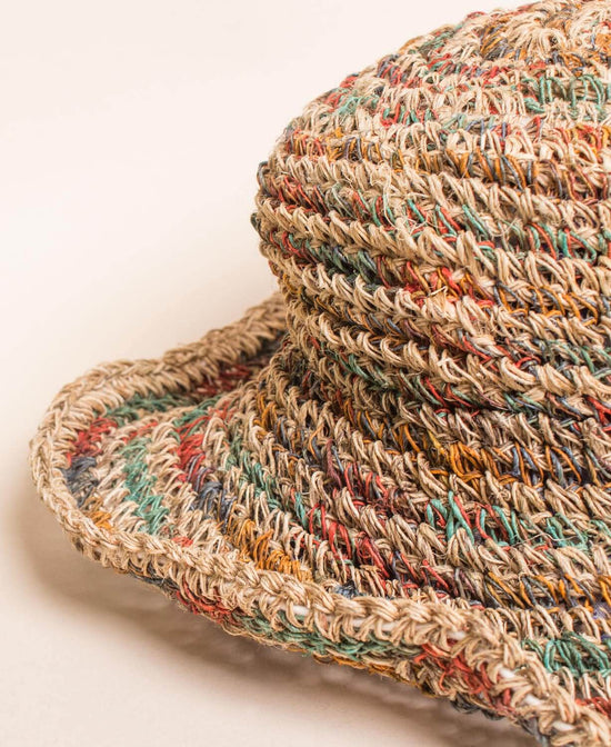 Rainbow Hemp Sun Hat - Rainbow Hemp Sun Hat | Hemp Sun Hats | Soul Flower