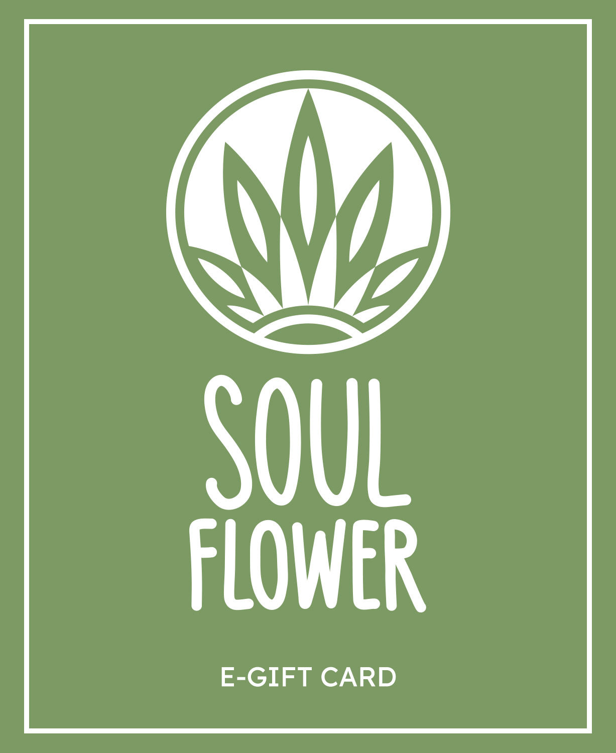 Soul Flower Gift Card