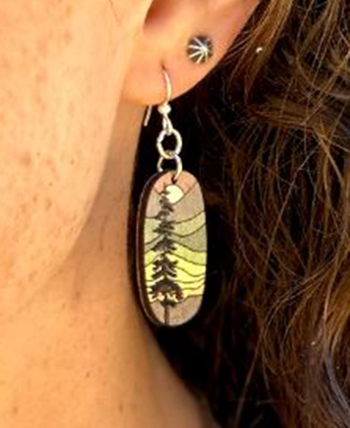 Lone Pine Sunset Earrings