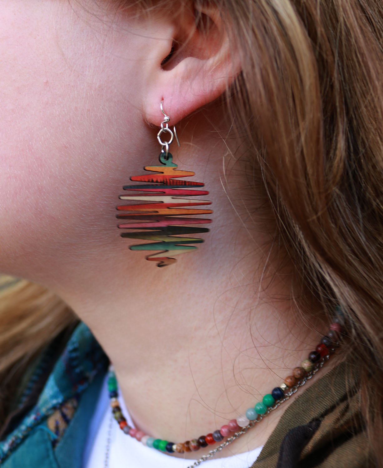 Rainbow Lightning Bolt Earrings | Soul Flower