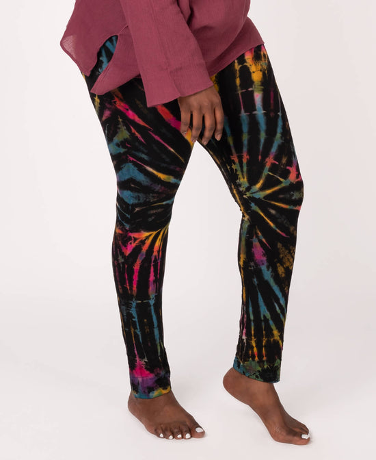 Tie-Dye Leggings - Tie Dye Leggings | Hippie Leggings | Soul Flower