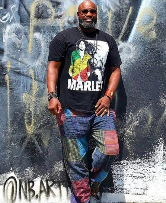 Trailblazer Patchwork Hippie Pants - Patchwork Lounge Pants | Hippie Pants | Soul Flower Men