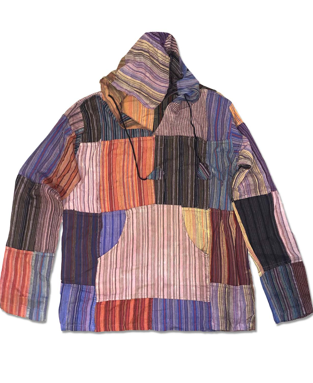 Easy Rider Patch Hoody - Lightweight Cotton Pullover | Hippie Hoodies | Soul Flower Women Men Women