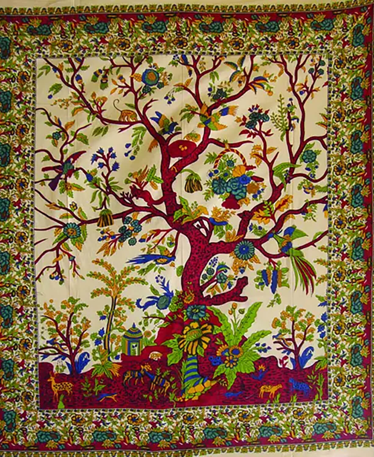 World Tree Tapestry In Blues