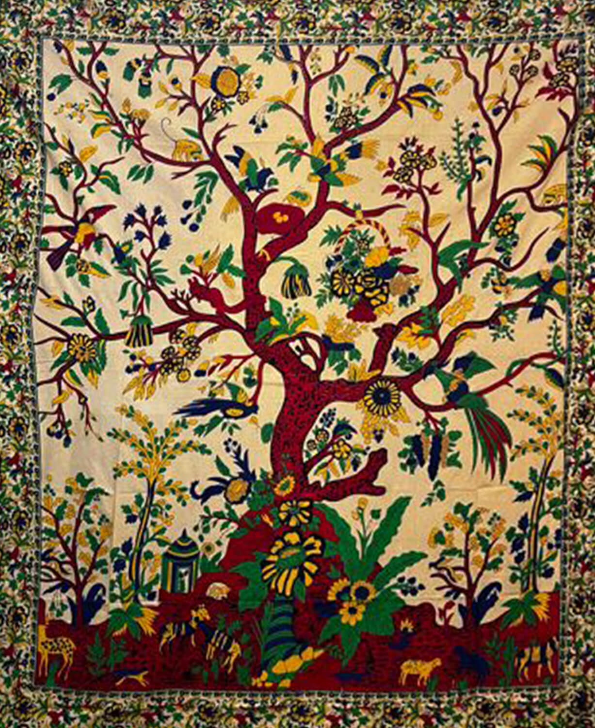 World Tree Tapestry In Blues