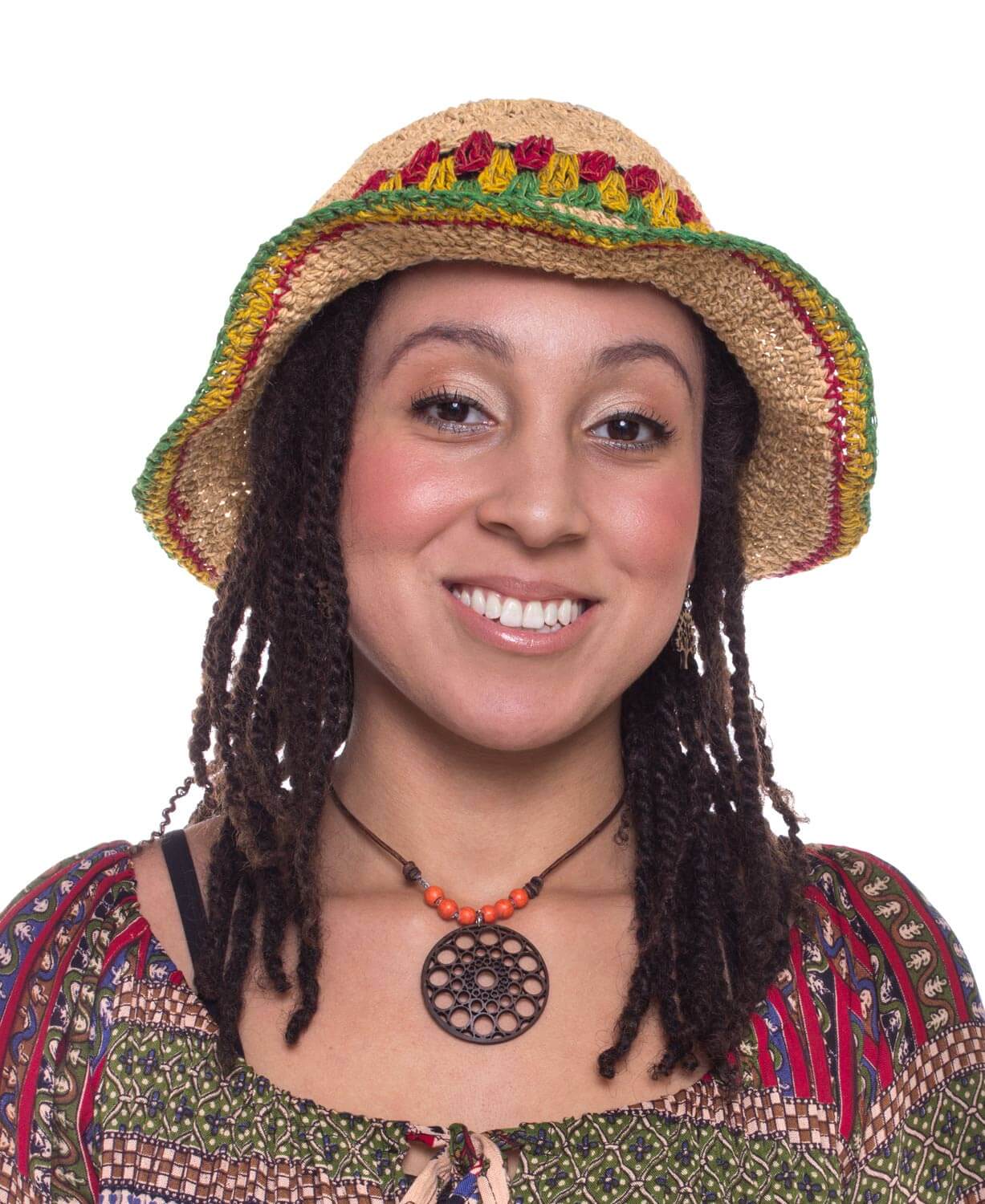 Rasta Stripe Hemp Hat