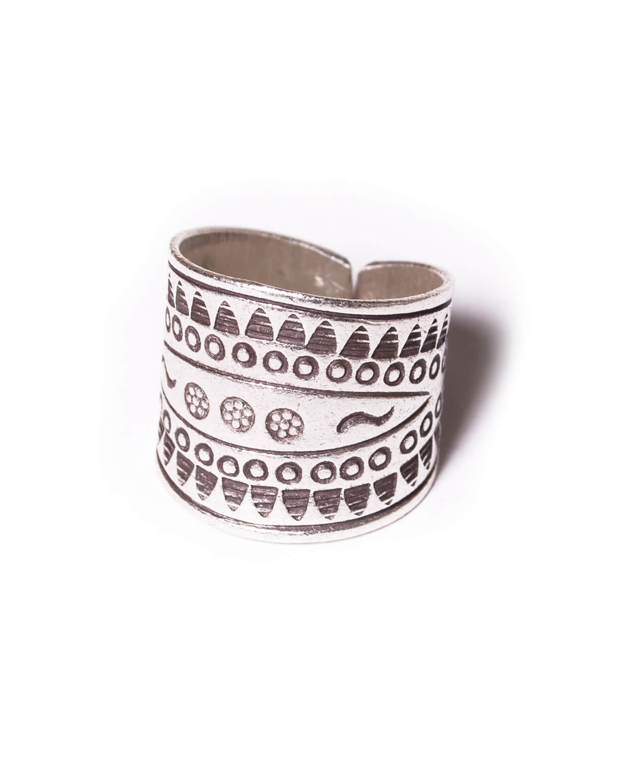 Poinsettia Hill Tribe Silver Ring