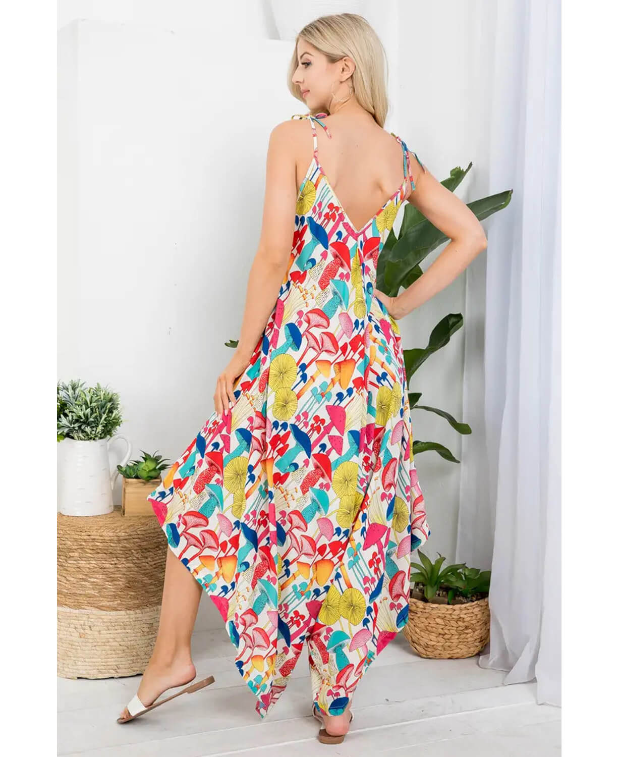 Mushroom Medley Flowy Romper