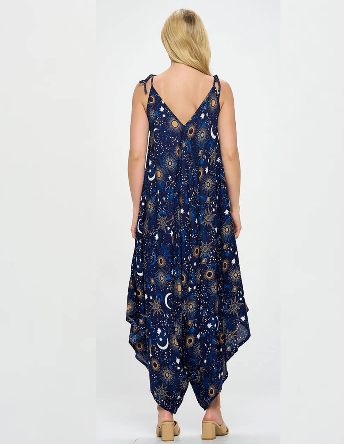 Cosmic Dreams Flowy Romper Celestial Romper | Hippie Jumpsuit | Soul Flower