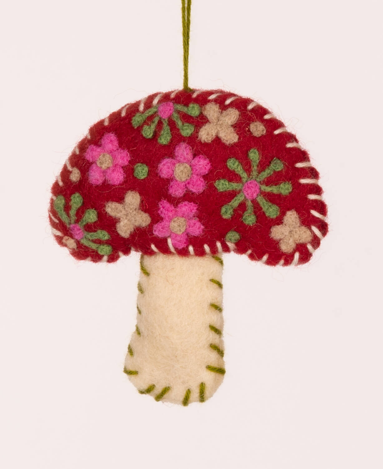 Magic Mushrooms Felt Hanging Charm