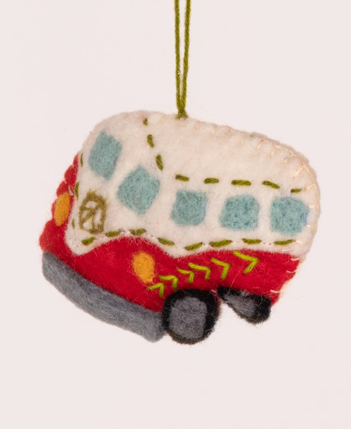 Hippie Bus Felt Hanging Charm