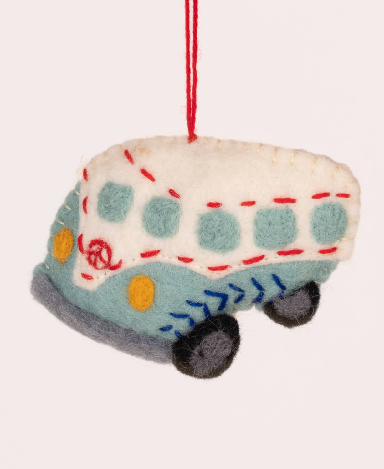 Hippie Bus Felt Hanging Charm