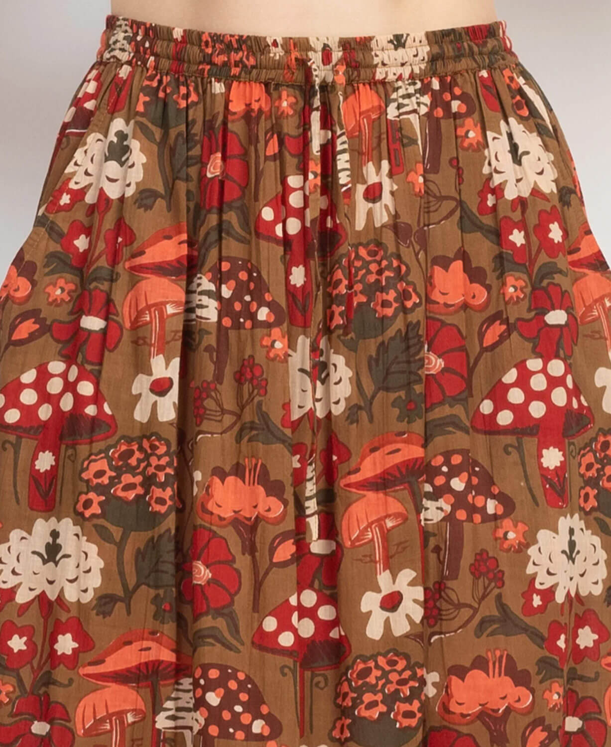 Mushroom Forest Maxi Skirt
