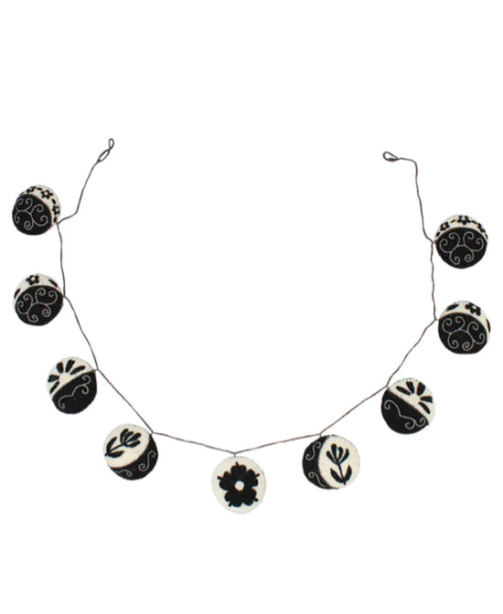 Moon Phases Garland in Black - Moon Phases Garland | Moon Phases Home Decor | Soul Flower