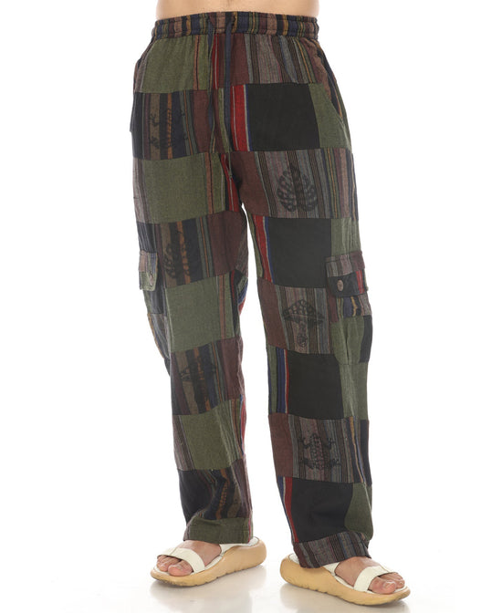Portland Patchy Cargos - Patchwork Cargo Pants | Hippie Patch Pants | Soul Flower Men