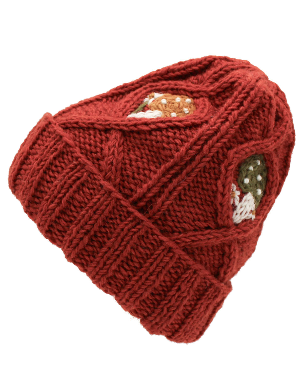 NEW! Mushroom Meadow Cableknit Hat