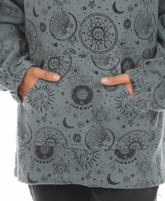 Star Gazer Unisex Hoody - Cosmic Unisex Boho Hoody | Hippie Hoodies | Soul Flower Men