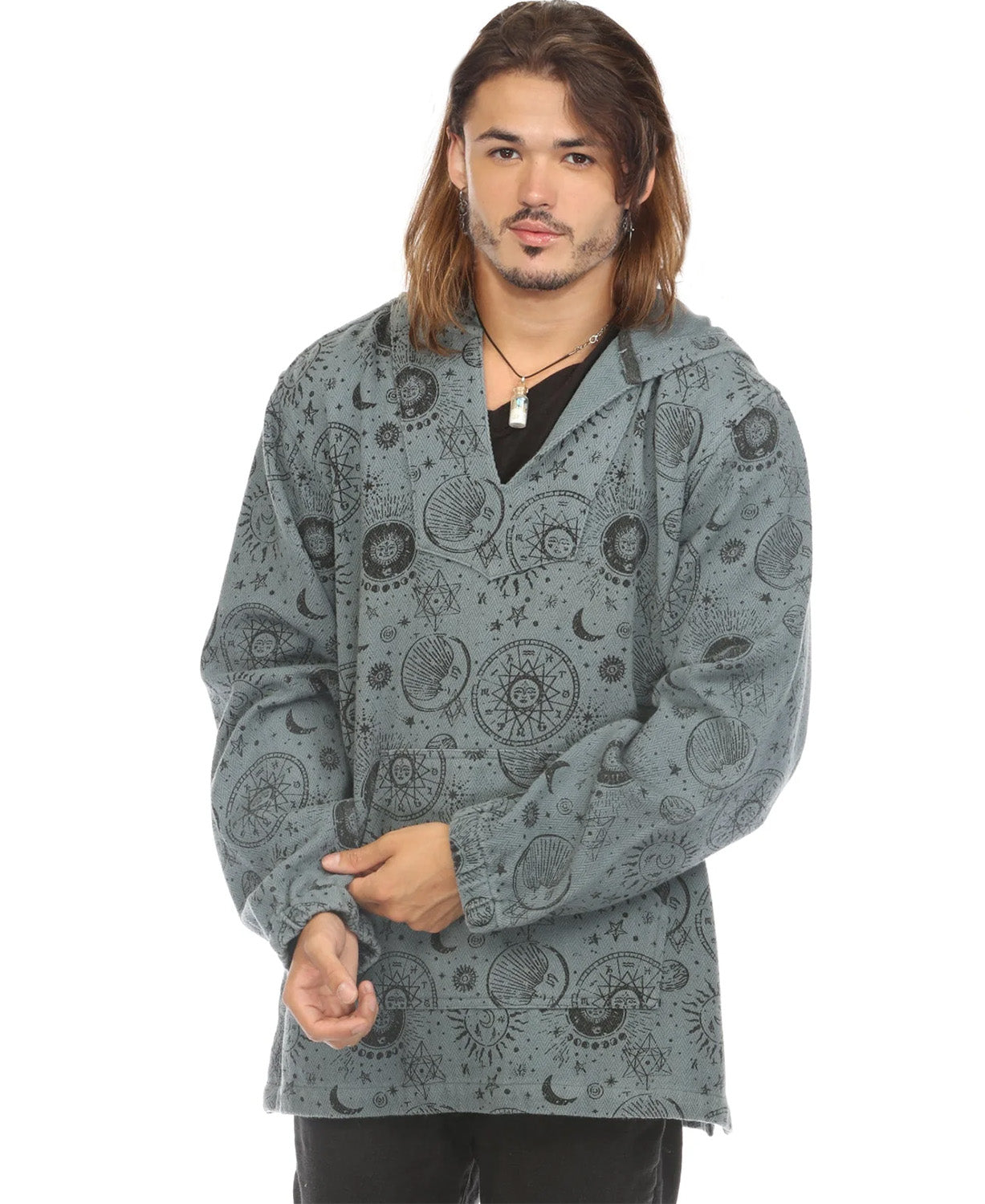 Star Gazer Unisex Hoody - Cosmic Unisex Boho Hoody | Hippie Hoodies | Soul Flower Men