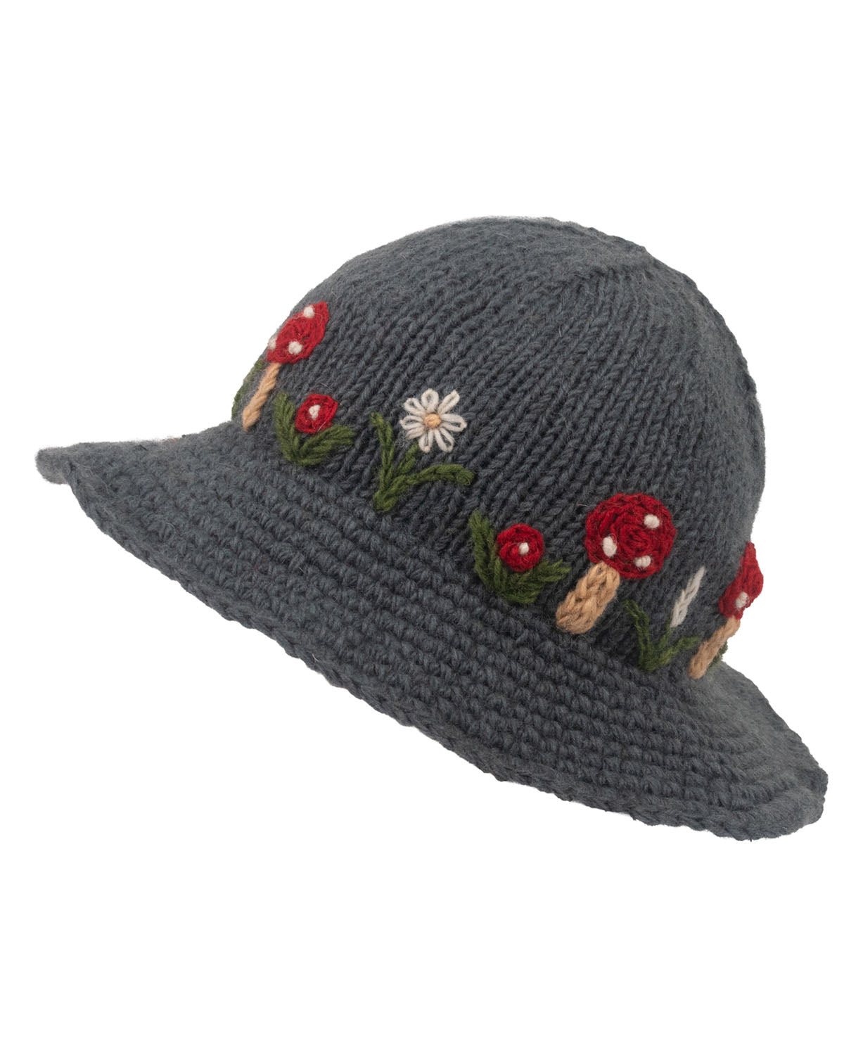 NEW! Mushroom Topper Knit Hat