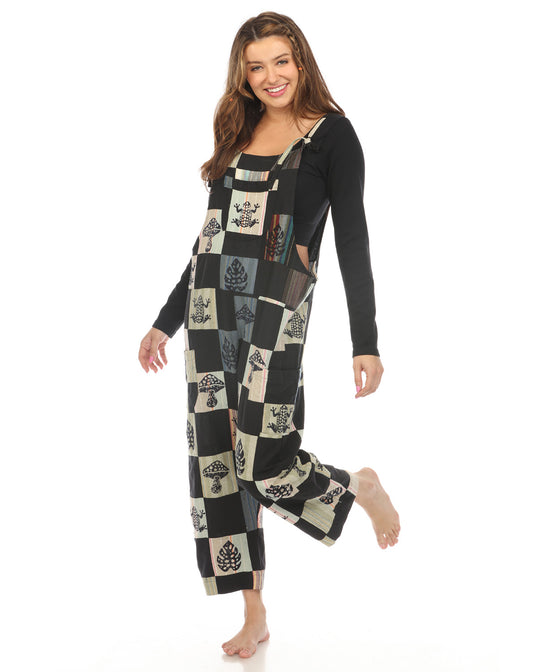 NEW! Woodland Patchwork Overalls